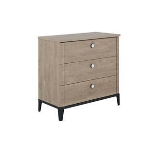 Commode chene blond 3 tiroirs