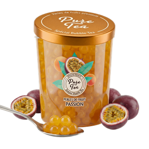 Perles de fruit : passion - bubble tea