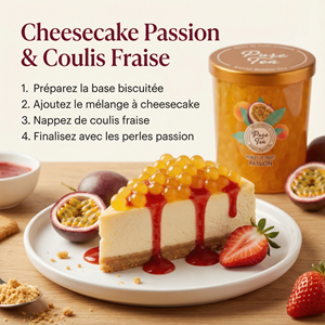 Perles de fruit : passion - bubble tea