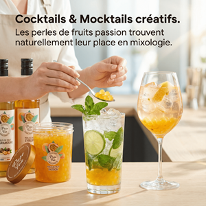 Perles de fruit : passion - bubble tea