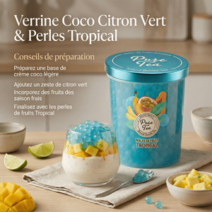 Perles de fruit : tropical - bubble tea