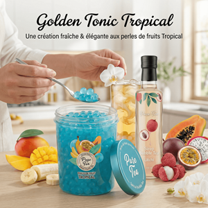 Perles de fruit : tropical - bubble tea