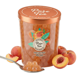Perles de fruit : pêche - bubble tea
