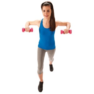 Paire d'haltères antidérapant  2x0.5kg