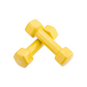 Paire d'haltères antidérapant  2x1kg