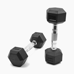 Paire d'haltères hexagonaux   2x3kg