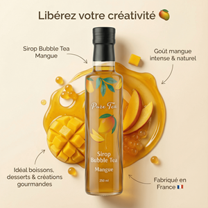 Sirop mangue - bubble tea