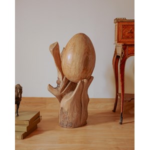 Alix, l'œuf décoratif en bois n°572