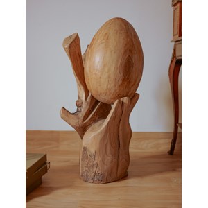 Alix, l'œuf décoratif en bois n°572