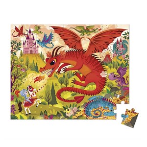 Puzzle royaume de dragons - 54 pcs