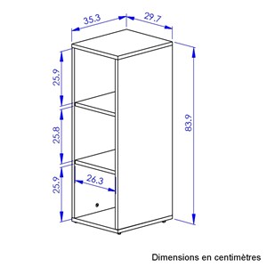 Petite bibliothèque blanche