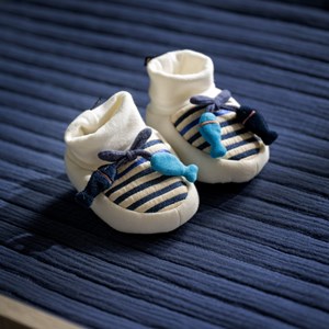 Chaussons baby sailor (0-6 mois)