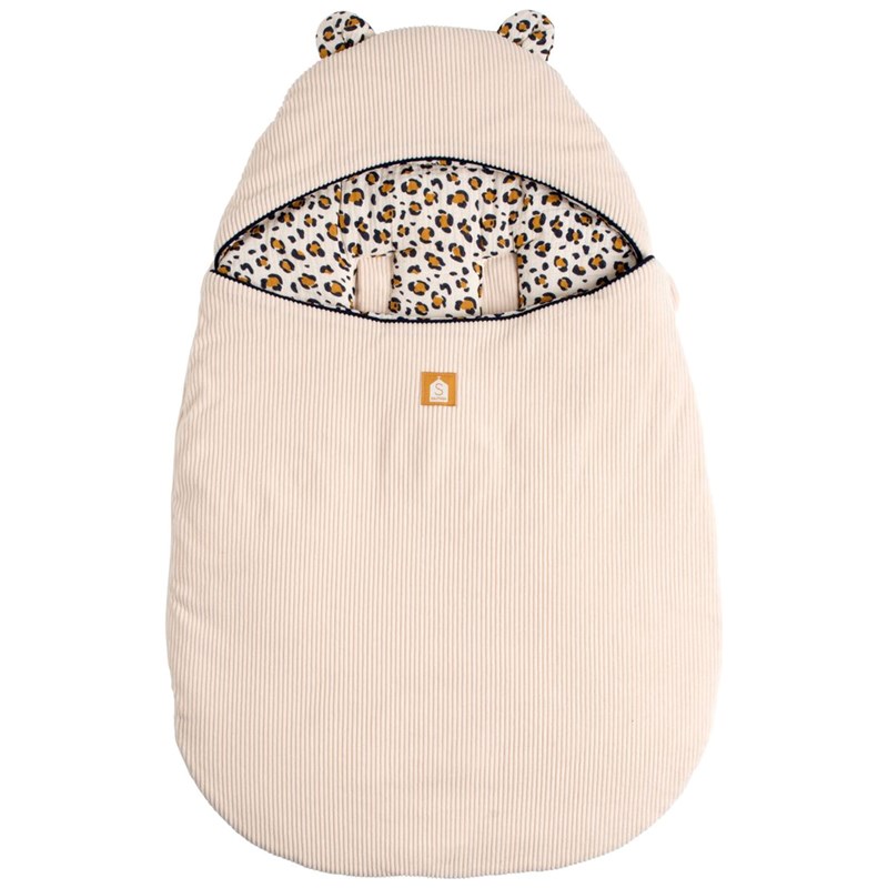 Nid d'ange passe sangle léopard
