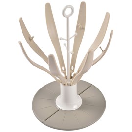 Egoutte biberons pliable flower argile