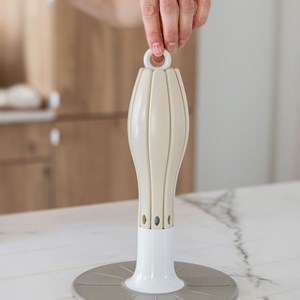 Egoutte biberons pliable flower argile