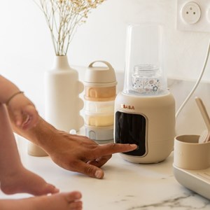 Chauffe biberon multi milk 5 programmes argile