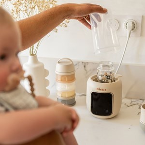 Chauffe biberon multi milk 5 programmes argile