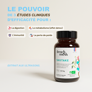Gélules extrait de shiitaké immunité énergie 56 gélules french mush