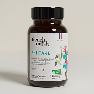 Gélules extrait de shiitaké immunité énergie 168 gélules french mush