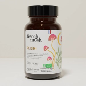 Gélules extrait de reishi relaxation sommeil équilibre 56 gélules french mush