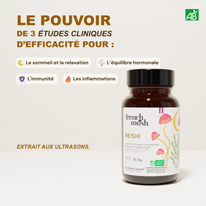 Gélules extrait de reishi relaxation sommeil équilibre 112 gélules french mush