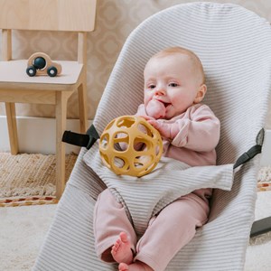 Balle de préhension en silicone ocre