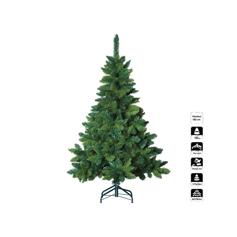 Feeric Christmas - Sapin de noel artificiel blooming 180 cm - fééric christmas