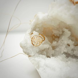 Bague arbre de vie or