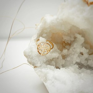 Bague arbre de vie or 50