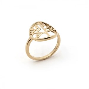 Bague arbre de vie or 52