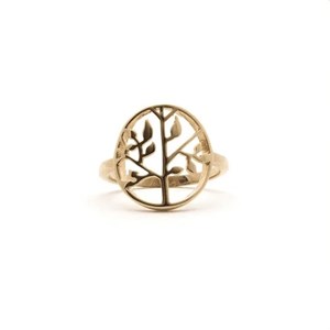 Bague arbre de vie or 54