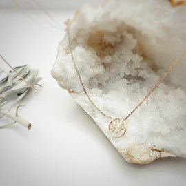 Collier arbre de vie or
