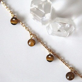 Bracelet oeil de tigre charlotte or