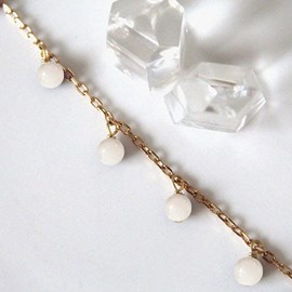 Bracelet pierre de lune charlotte or