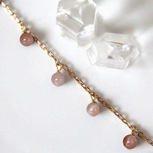 Bracelet pierre de soleil charlotte or