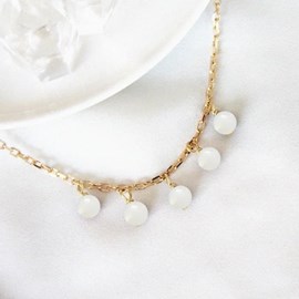 Collier pierre de lune charlotte or