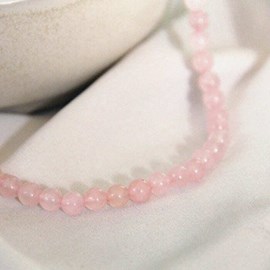 Collier quartz rose helena or