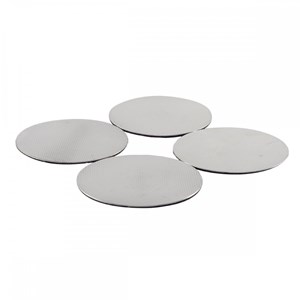Dessous de verre argent - lot de 4