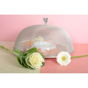 Cloche à fromage argent