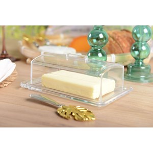 Beurrier en acrylique 17x10x6.5cm