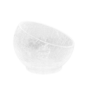 Bol en verre effet craquelé grand modèle  - lot de 6