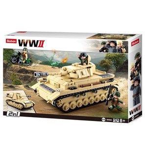 Army wwii - grand char allemand 2 en 1