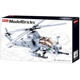 Model bricks - hélicoptère d'attaque