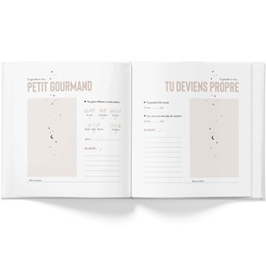 Livre à remplir enfant 2 à 5 ans céleste neige (124 pages)
