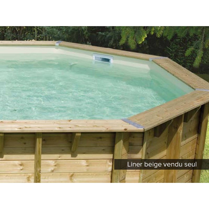 Liner seul beige pour piscine bois sunwater 5,55 x 3,00 x 1,40 m - ubbink