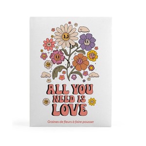 Sachet message - all you need is love