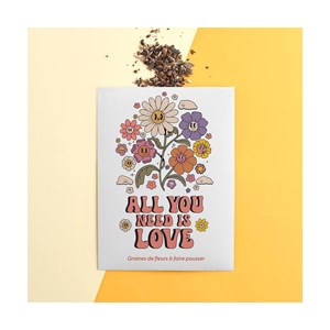 Sachet message - all you need is love