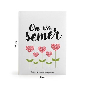 Sachet message - on va semer !