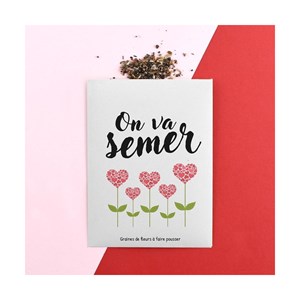 Sachet message - on va semer !