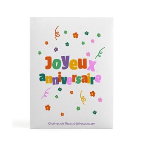 Sachet message - joyeux anniversaire